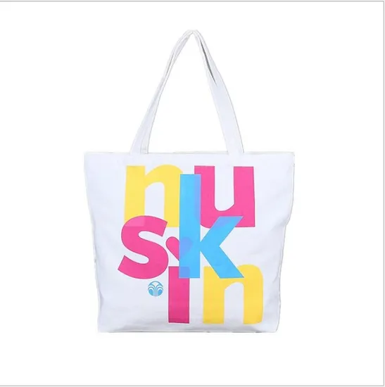 Natural White Calico Cotton Bag Image 4