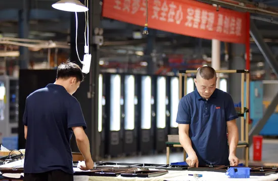 Side View of Vending Machine