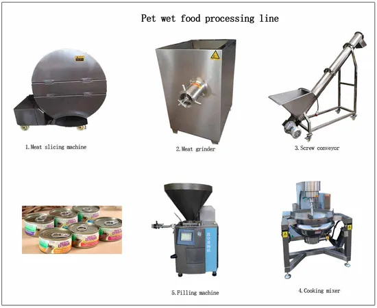 Wet Pet Food Processing Line Machinery