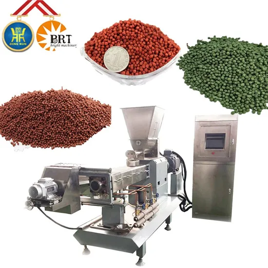 Fish feed extruder machine
