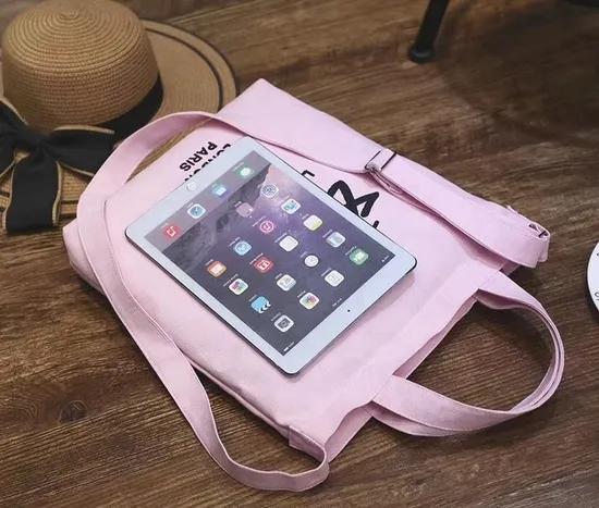 Canvas Tote Bag Image 4