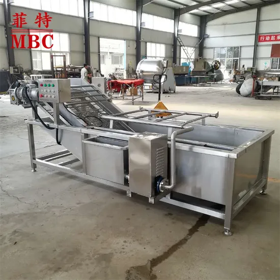 Bubble cleaning conveyor belt system