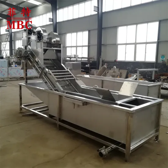 Industrial washer for vegetables and fruits