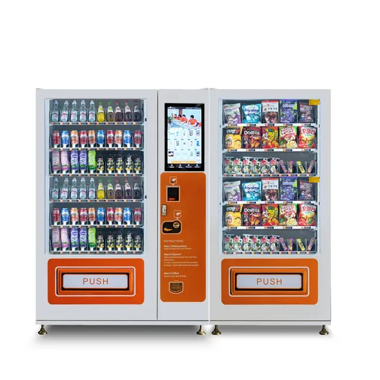 Closeup Vending Machine Components